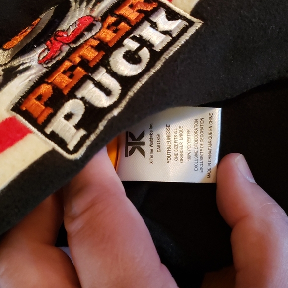 Peter Puck Hockey Youth One Size Black Winter Hat NWT - Picture 5 of 7